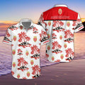 Chemise hawaïenne AS Monaco 03 - Chemise Aloha Ligue 1