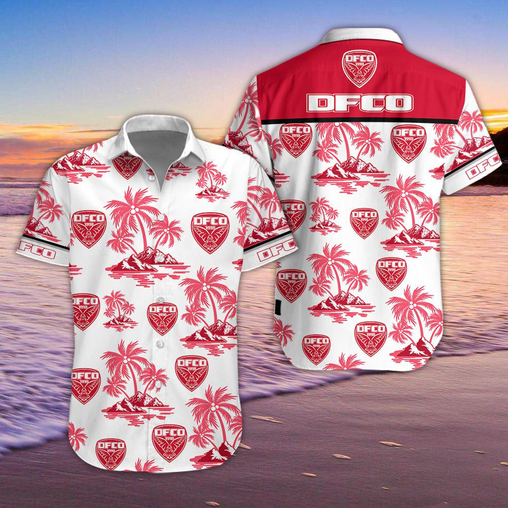 Chemise hawaïenne Dijon FCO 03 - Chemise Aloha Ligue 1