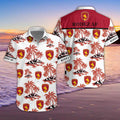 Chemise hawaïenne Rodez AF 03 - Chemise Aloha Ligue 1