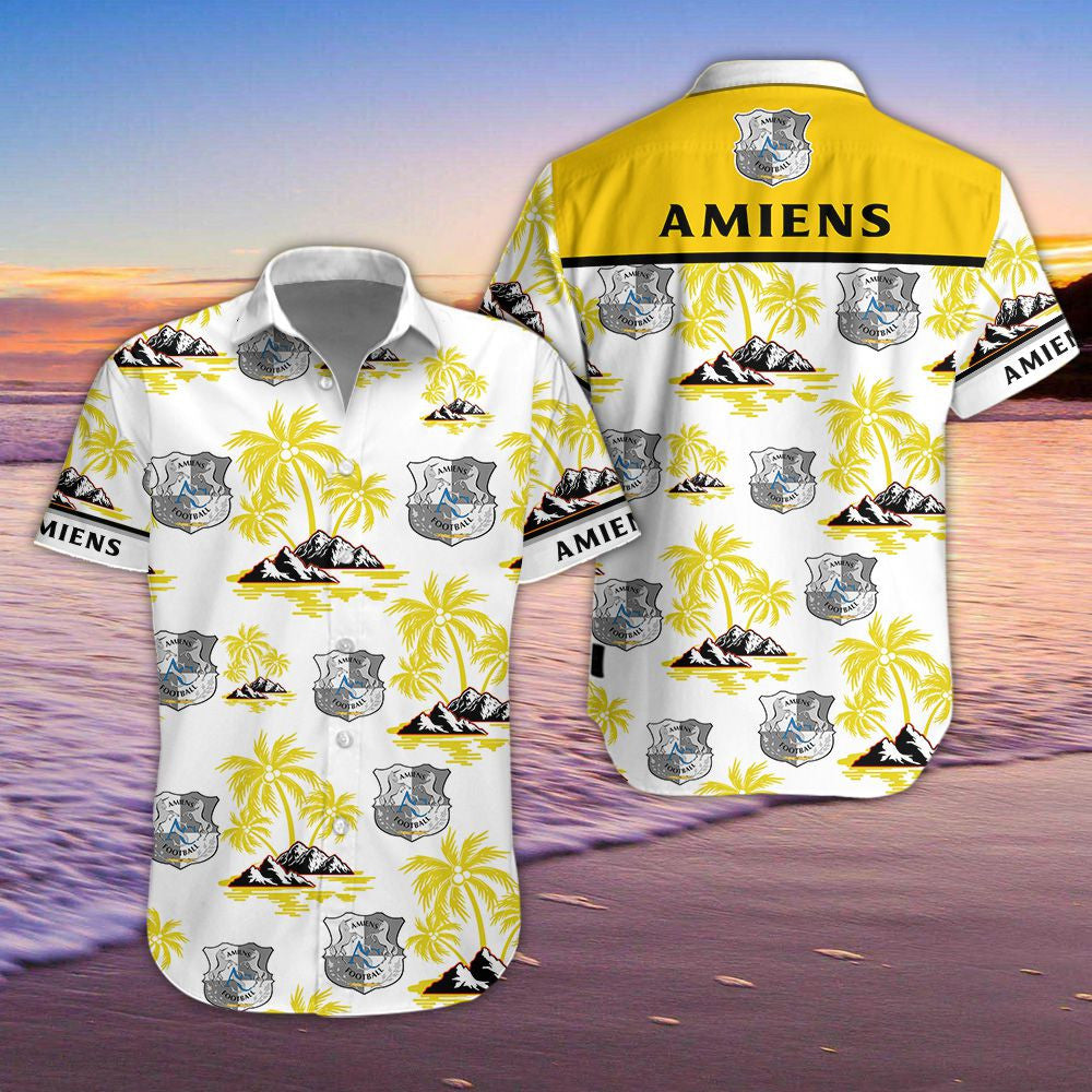 Chemise hawaïenne Amiens SC 03 - Chemise Aloha Ligue 1