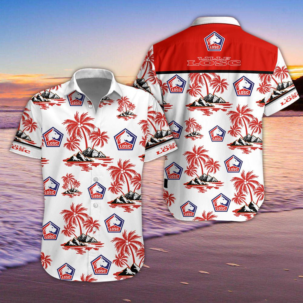 Chemise hawaïenne LOSC Lille 03 - Chemise Aloha Ligue 1