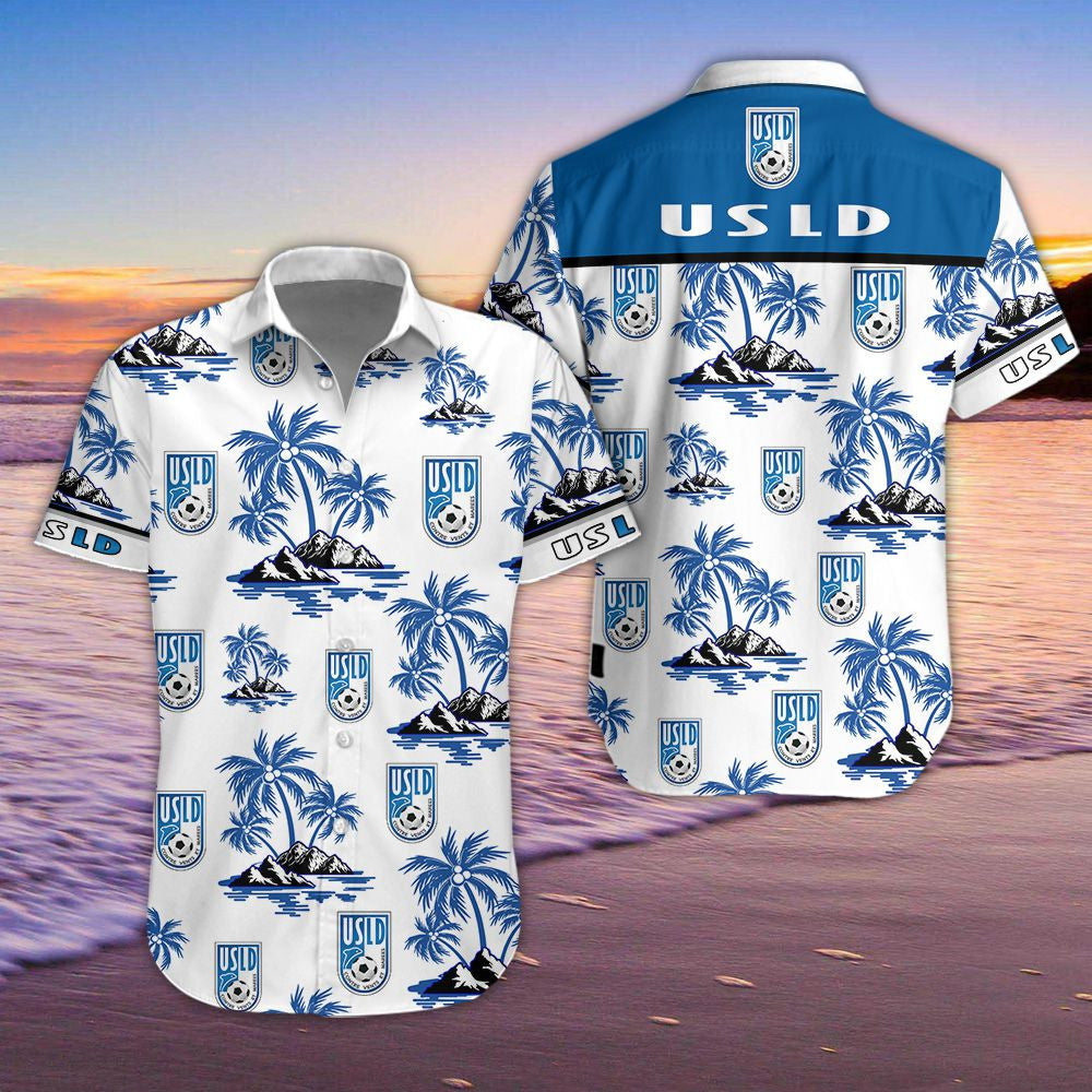 Chemise hawaïenne USL Dunkerque 03 - Chemise Aloha Ligue 1