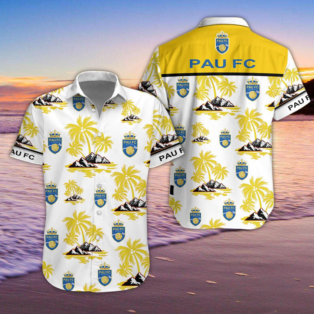 Chemise hawaïenne Pau FC 03 - Chemise Aloha Ligue 1