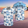 Chemise hawaïenne Le Havre AC 03 - Chemise Aloha Ligue 1