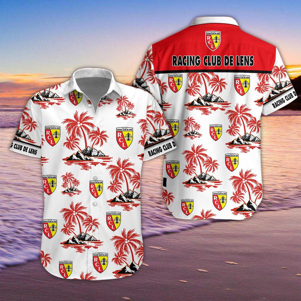 Chemise hawaïenne Racing Club de Lens 03 - Chemise Aloha Ligue 1