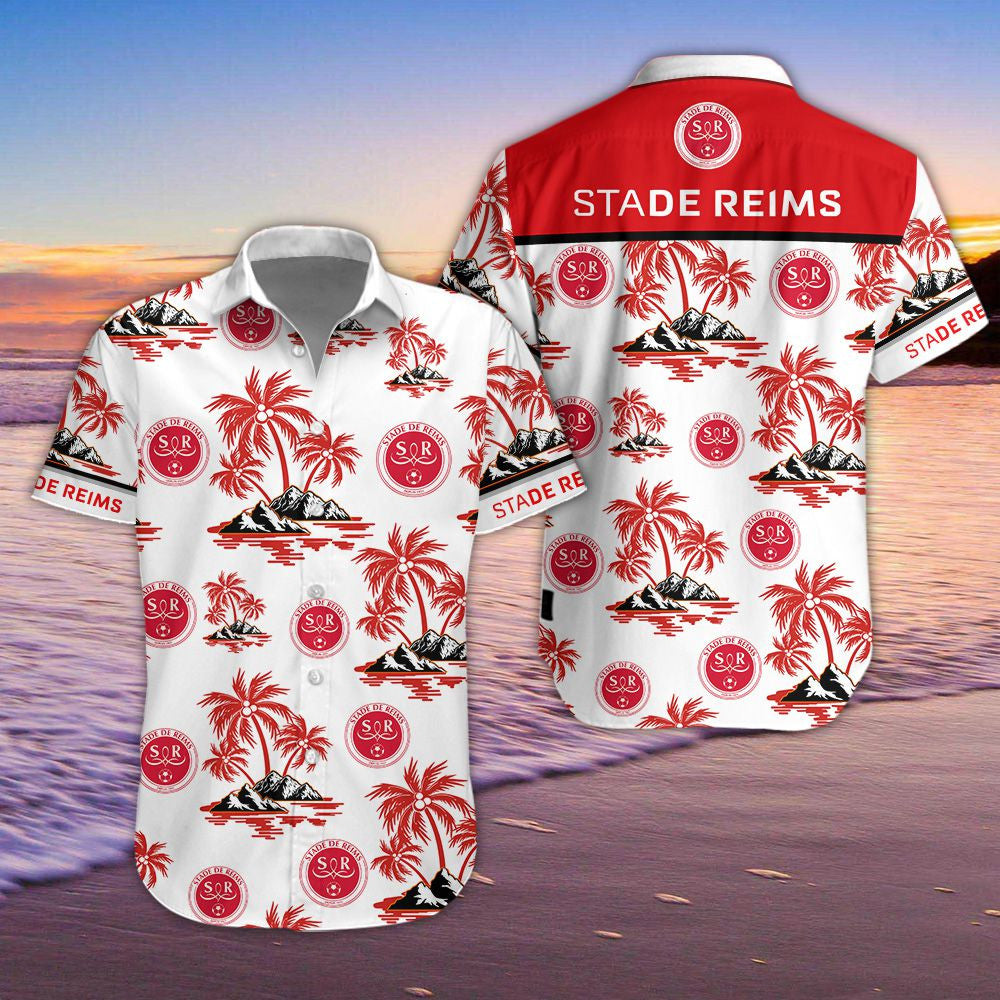Chemise hawaïenne Stade de Reims 03 - Chemise Aloha Ligue 1