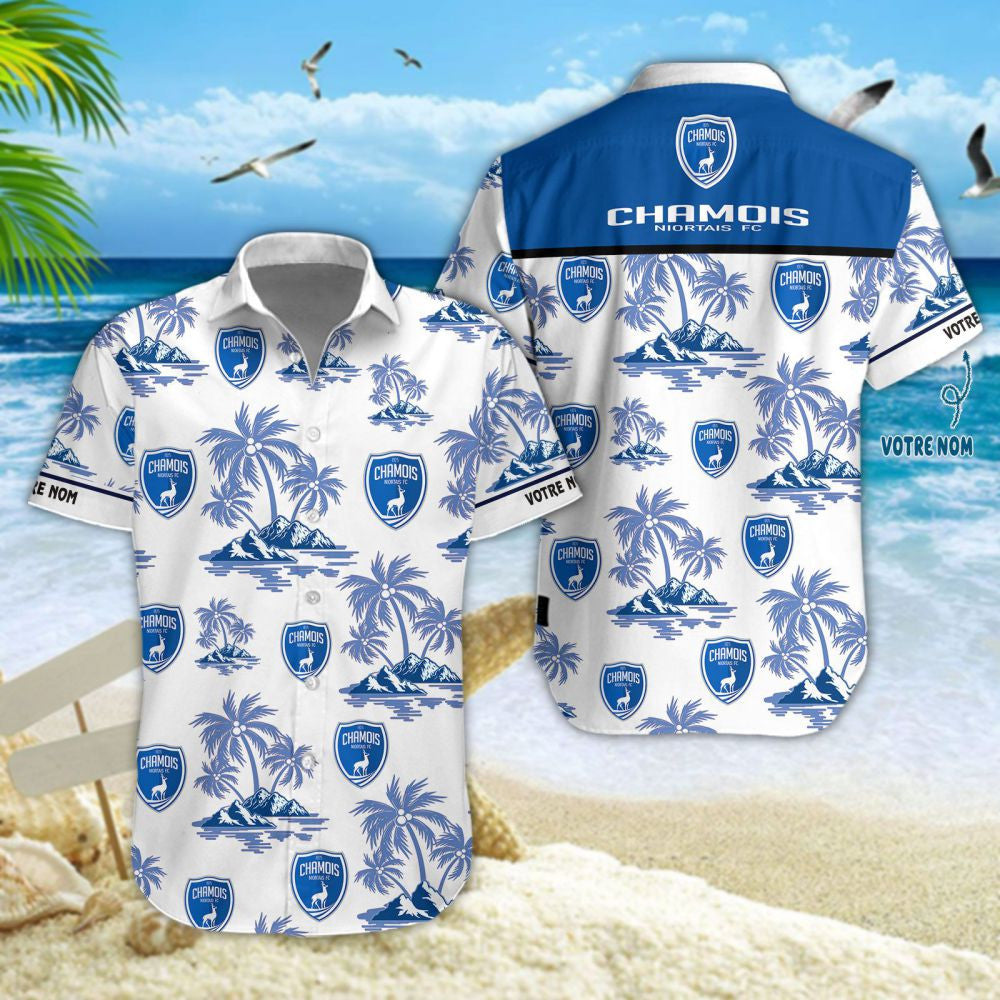 Chemise hawaïenne Chamois Niortais FC 03 - Chemise Aloha Ligue 1