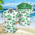 Chemise hawaïenne AS Saint-Étienne 04 - Chemise Aloha Ligue 1