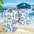 Chemise hawaïenne Grenoble Foot 38 04 - Chemise Aloha Ligue 1