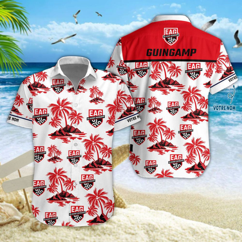 Chemise hawaïenne En Avant Guingamp 04 - Chemise Aloha Ligue 1
