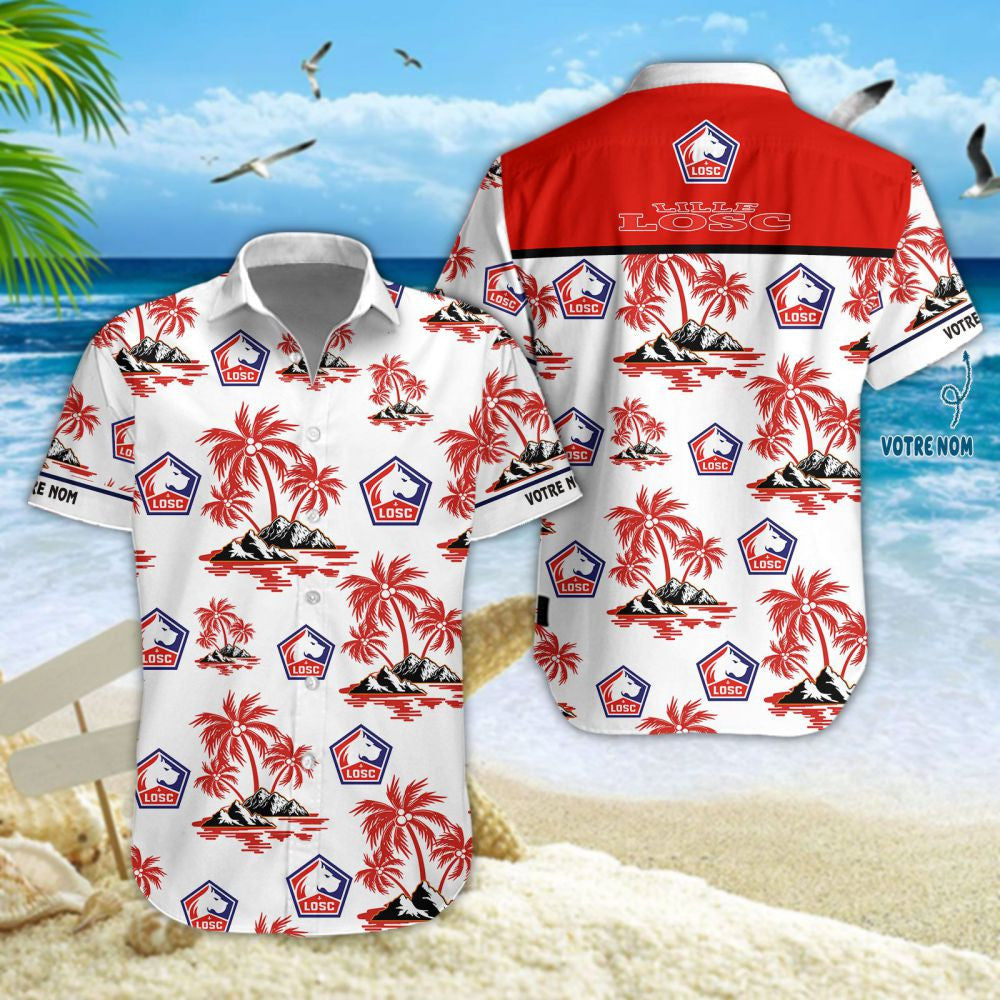Chemise hawaïenne LOSC Lille 04 - Chemise Aloha Ligue 1