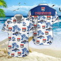 Chemise hawaïenne Olympique Lyonnais 04 - Chemise Aloha Ligue 1