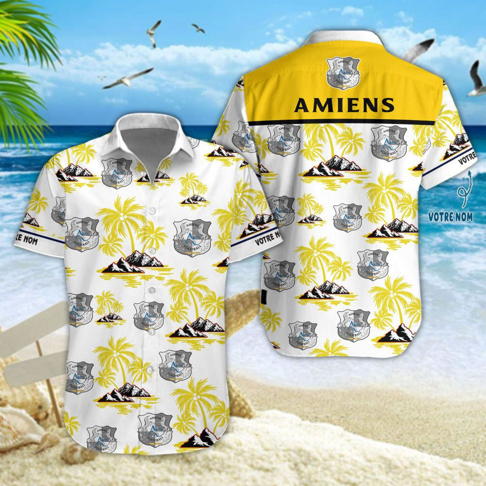 Chemise hawaïenne Amiens SC 04 - Chemise Aloha Ligue 1