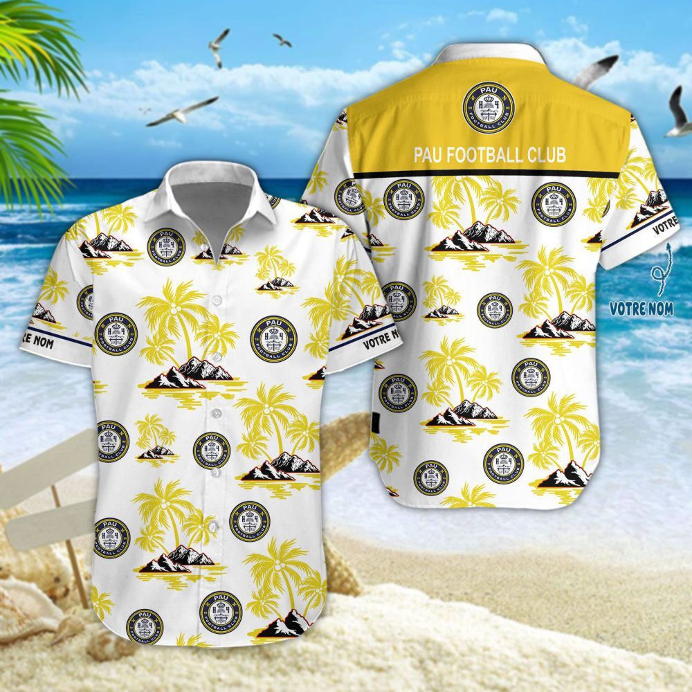Chemise hawaïenne Pau FC 04 - Chemise Aloha Ligue 1