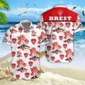Chemise hawaïenne Stade Brestois 29 04 - Chemise Aloha Ligue 1