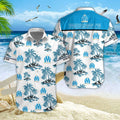 Chemise hawaïenne Olympique de Marseille 04 - Chemise Aloha Ligue 1