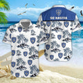 Chemise hawaïenne SC Bastia 04 - Chemise Aloha Ligue 1