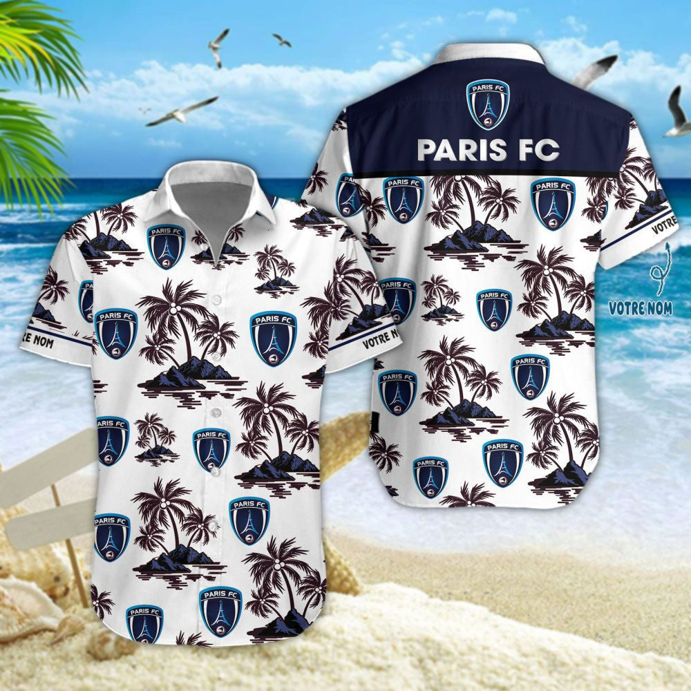 Chemise hawaïenne Paris FC 04 - Chemise Aloha Ligue 1