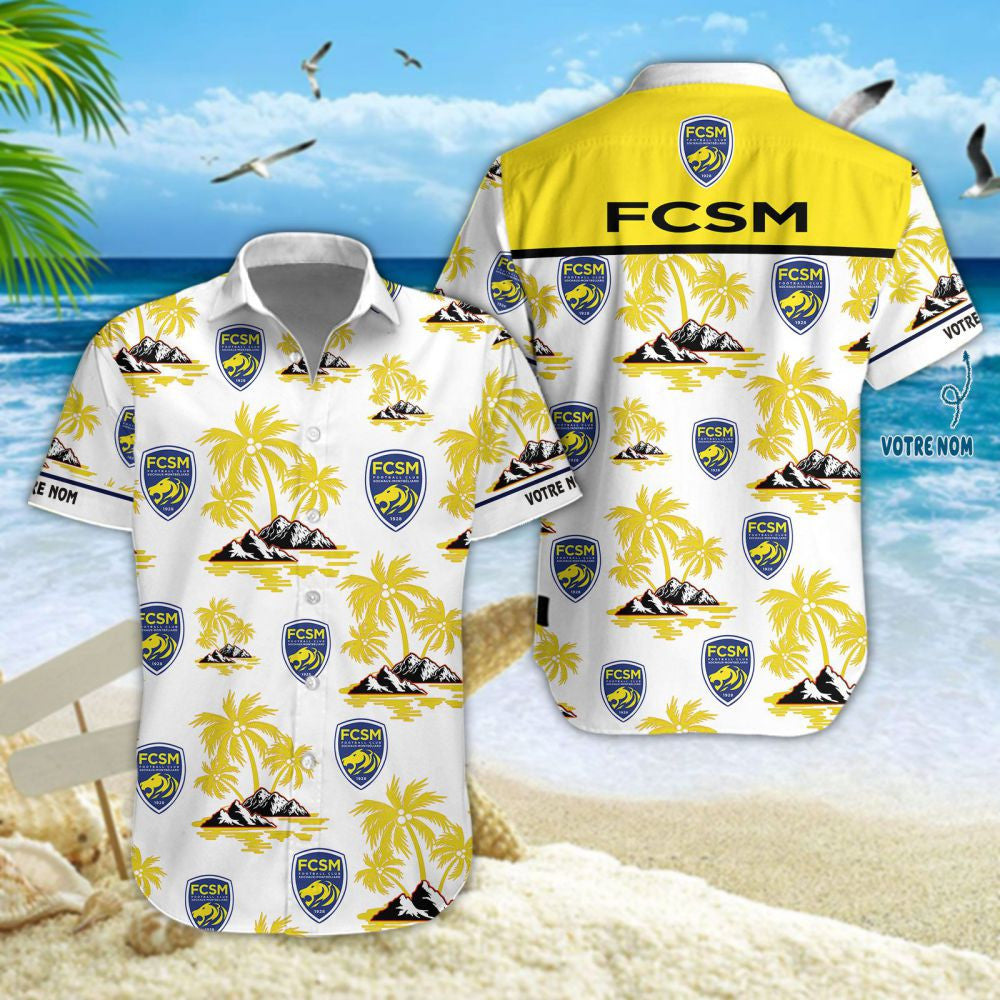 Chemise hawaïenne FC Sochaux-Montbéliard 04 - Chemise Aloha Ligue 1