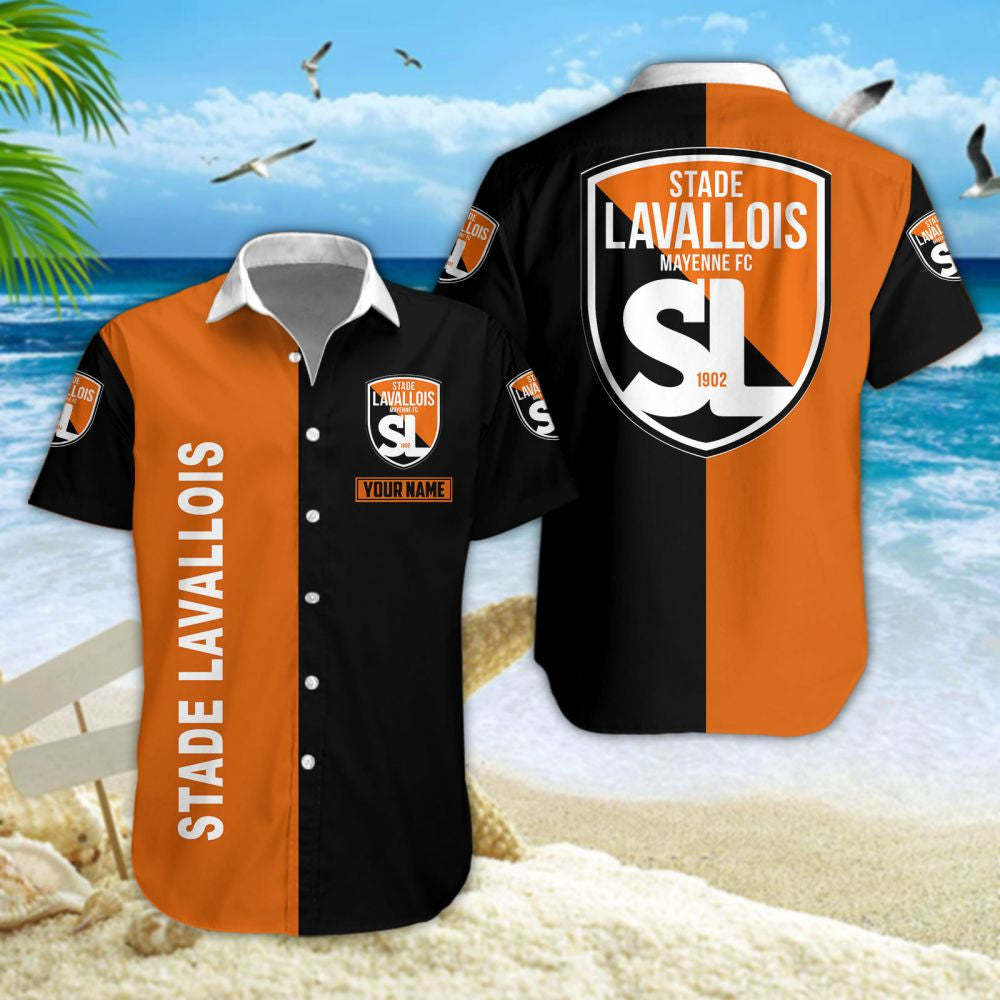 Chemise hawaïenne Stade Lavallois MFC 04 - Chemise Aloha Ligue 1