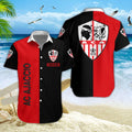 Chemise hawaïenne AC Ajaccio 05 - Chemise Aloha Ligue 1