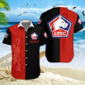 Chemise hawaïenne LOSC Lille 05 - Chemise Aloha Ligue 1