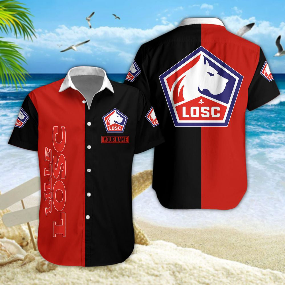 Chemise hawaïenne LOSC Lille 05 - Chemise Aloha Ligue 1