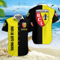 Chemise hawaïenne RC Lens 02 - Chemise Aloha Ligue 1