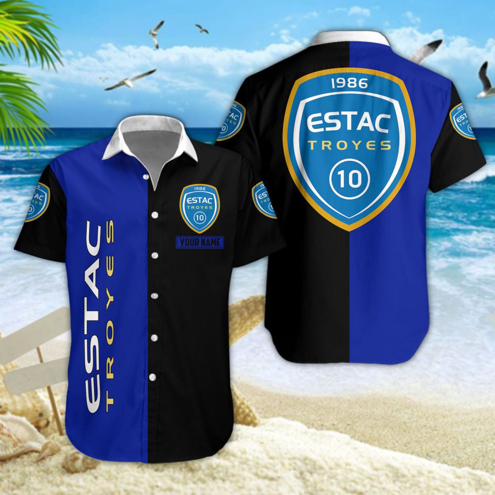 Chemise hawaïenne ESTAC Troyes 05 - Chemise Aloha Ligue 1