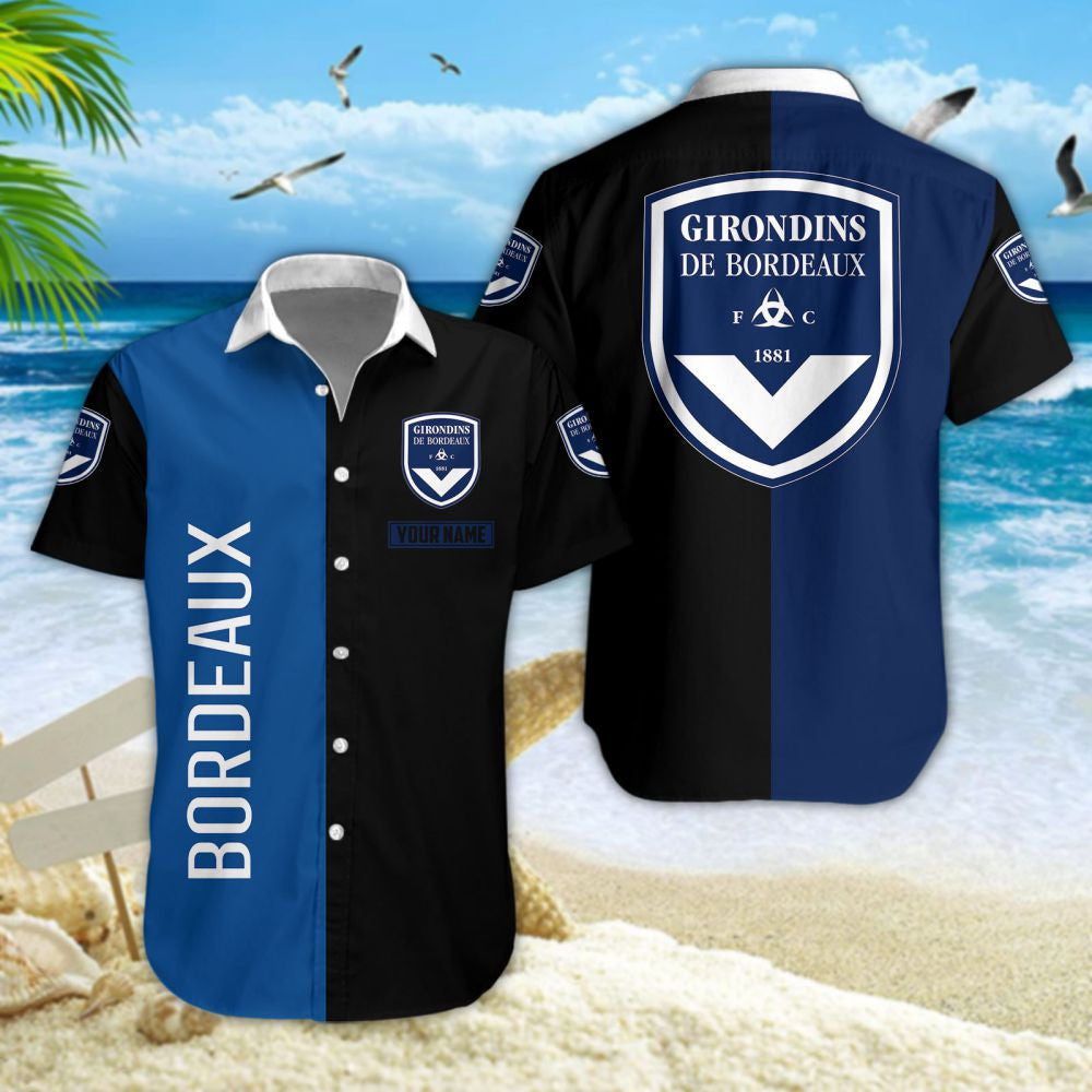Chemise hawaïenne Girondins de Bordeaux 05 - Chemise Aloha Ligue 1