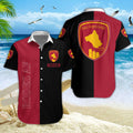 Chemise hawaïenne Rodez AF 05 - Chemise Aloha Ligue 1
