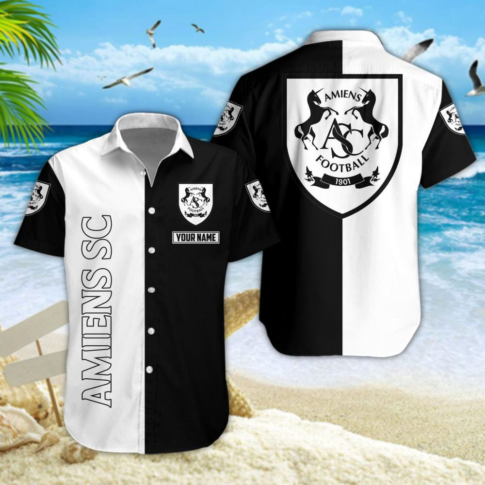 Chemise hawaïenne Amiens SC 05 - Chemise Aloha Ligue 1