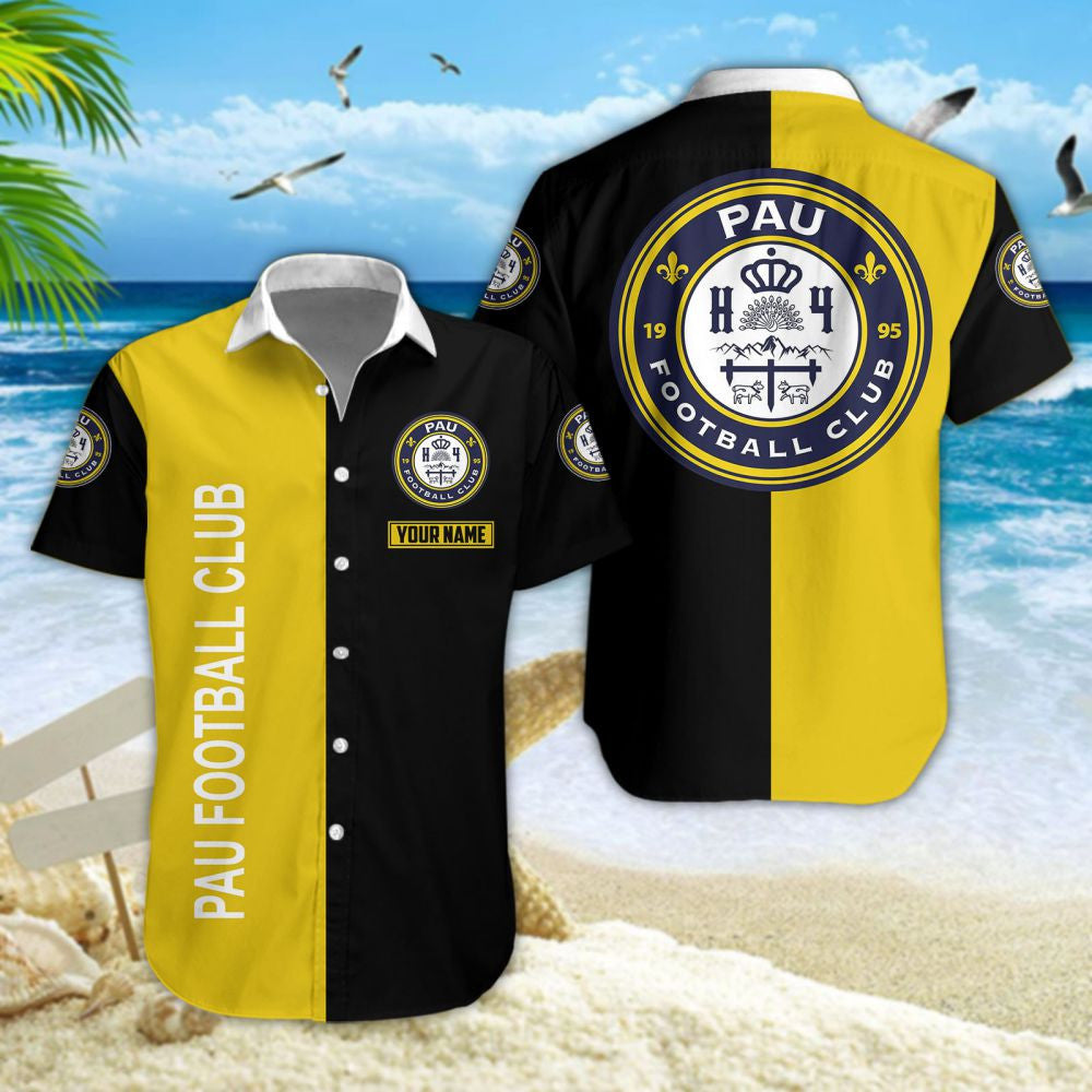 Chemise hawaïenne Pau FC 05 - Chemise Aloha Ligue 1