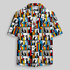 Chemise Hawaïenne à Poche - Chat de Bureau