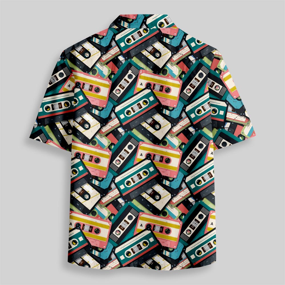 Chemise Hawaïenne à Poche - Cassette Rétro