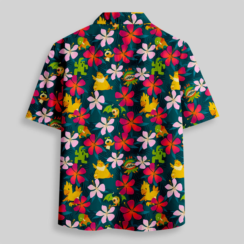 Chemise Hawaïenne à Poche - Créature Invoquée