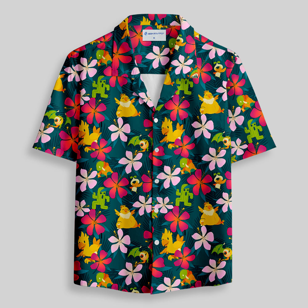 Chemise Hawaïenne à Poche - Créature Invoquée