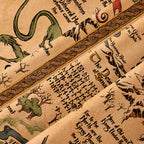 Chemise Hawaïenne à Poche - Carte Médiévale de Science-Fiction
