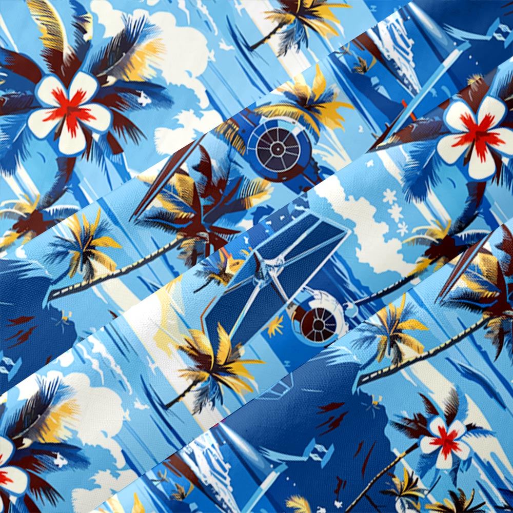 Chemise Hawaïenne à Poche - Chasseur TIE Plage de Hawaii