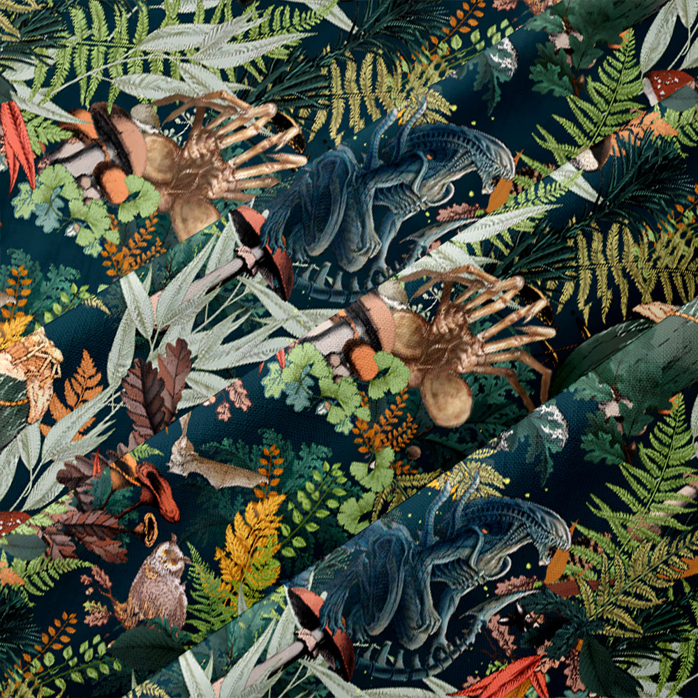 Chemise Hawaïenne à Poche - Extraterrestre de la Jungle