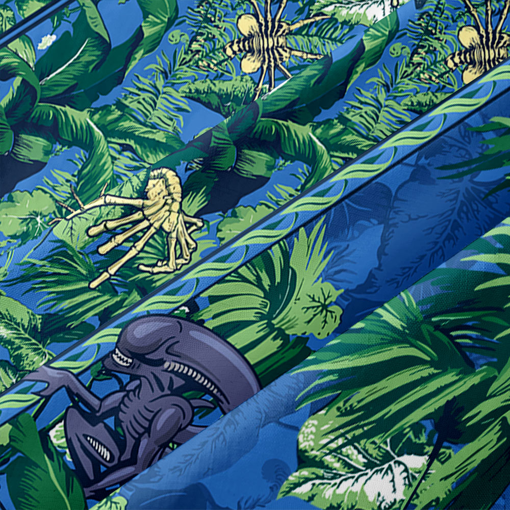 Chemise Hawaïenne à Poche - Aventure Tropicale Facehugger