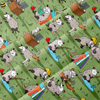 Chemise Hawaïenne à Poche - Opossums Occupés