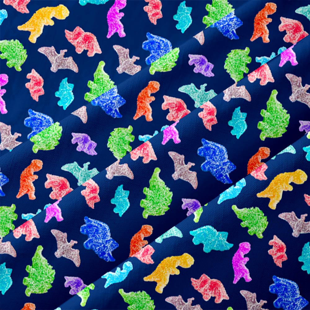 Chemise Hawaïenne à Poche - Dinosaures en Bonbon Acidulé