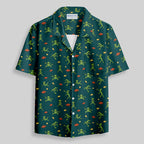 Chemise Hawaïenne à Poche - Bouffonneries Extraterrestres Vert