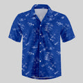 Chemise Hawaïenne à Poche - Plan Bleu d'Avion