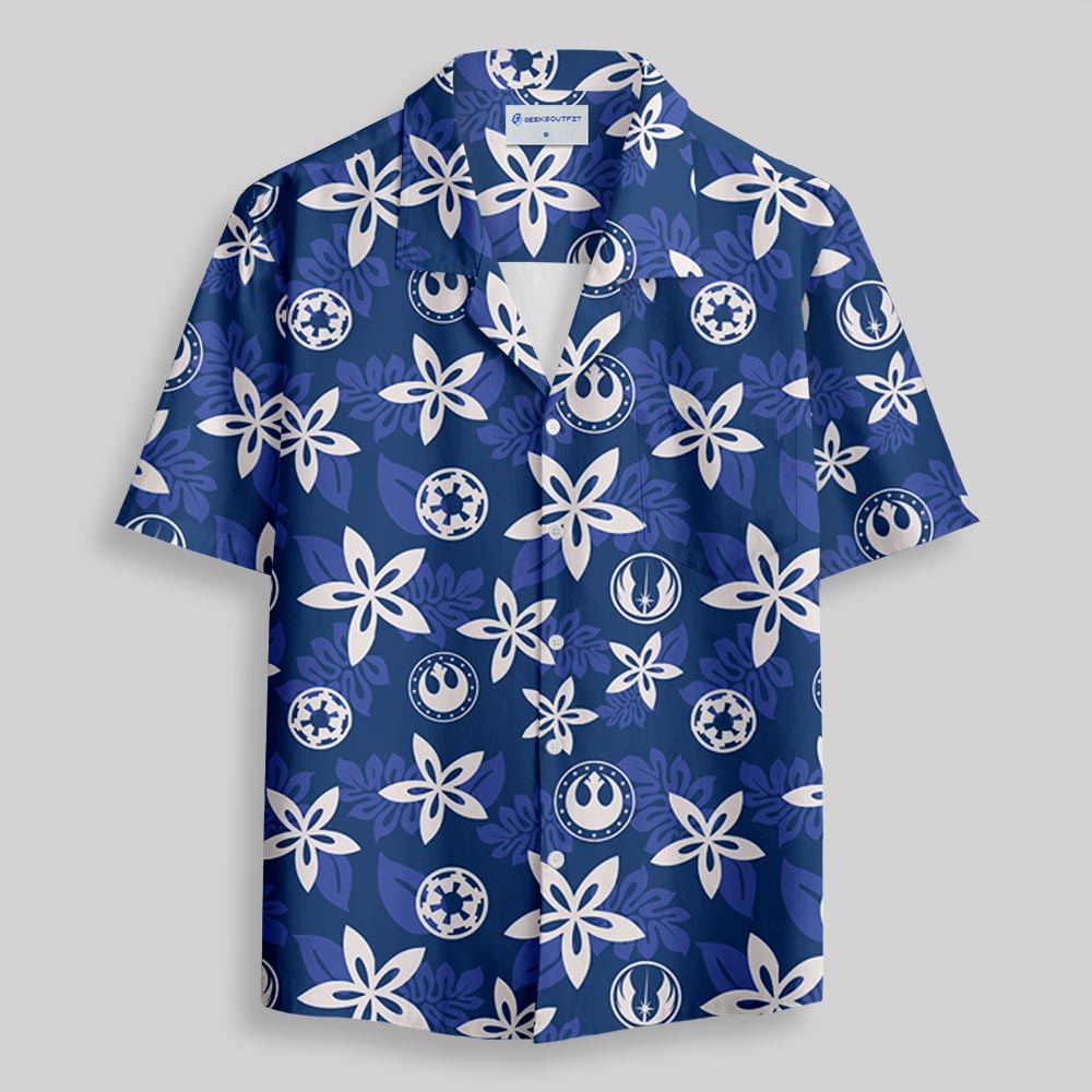 Chemise Hawaïenne à Poche - Rebelle et Empire Bleu