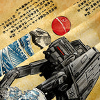 Chemise Hawaïenne à Poche - Guerres Spatiales Ukiyo-e Walker