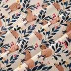 Chemise Hawaïenne à Poche - Capybara et Plantes Tropicales