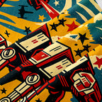 Chemise Hawaïenne à Poche - Marcheur Graffiti
