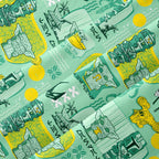 Chemise Hawaïenne à Poche - Tiki Hawaïen Traditionnel Vert
